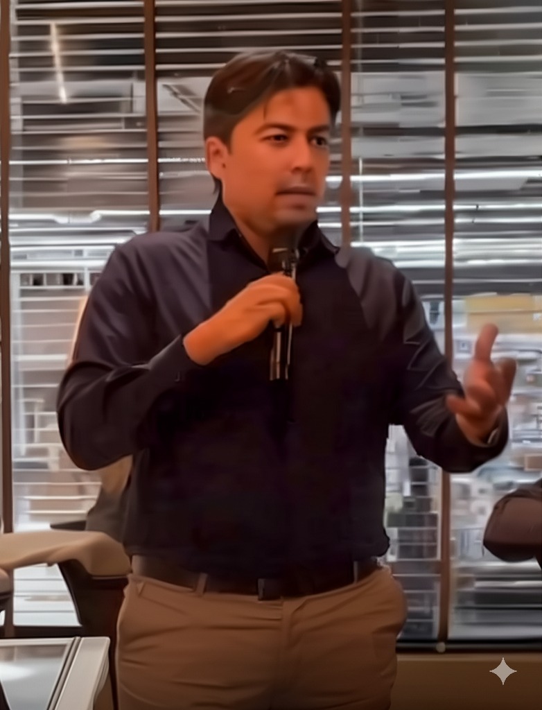 Marcio Bitencourte speaking